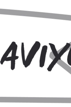 A stylized gray flag-like graphic with the word 'KLAVIYO' written across it in black brush-style lettering on a white background.