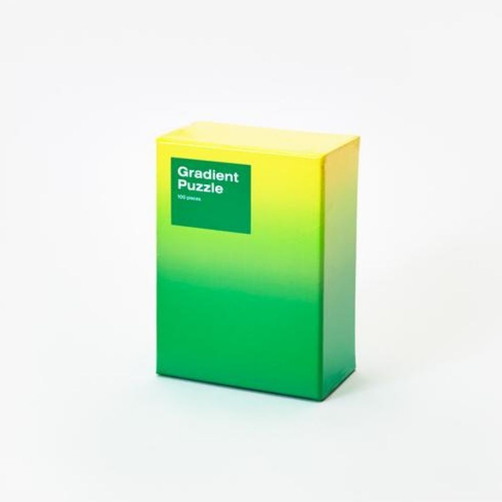 areaware GREEN + YELLOW GRADIENT PUZZLE 2